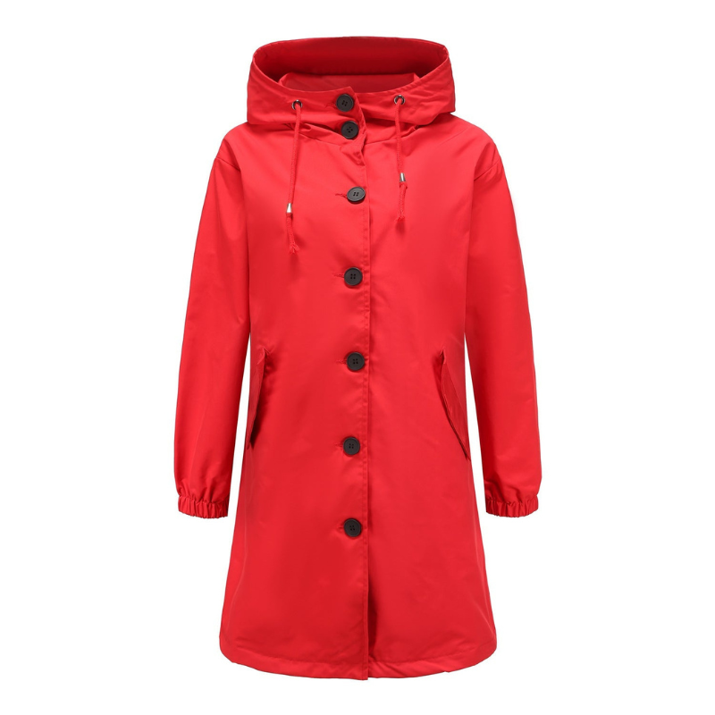 Veste De Pluie Pour Femme | Style Classique | À Capuche