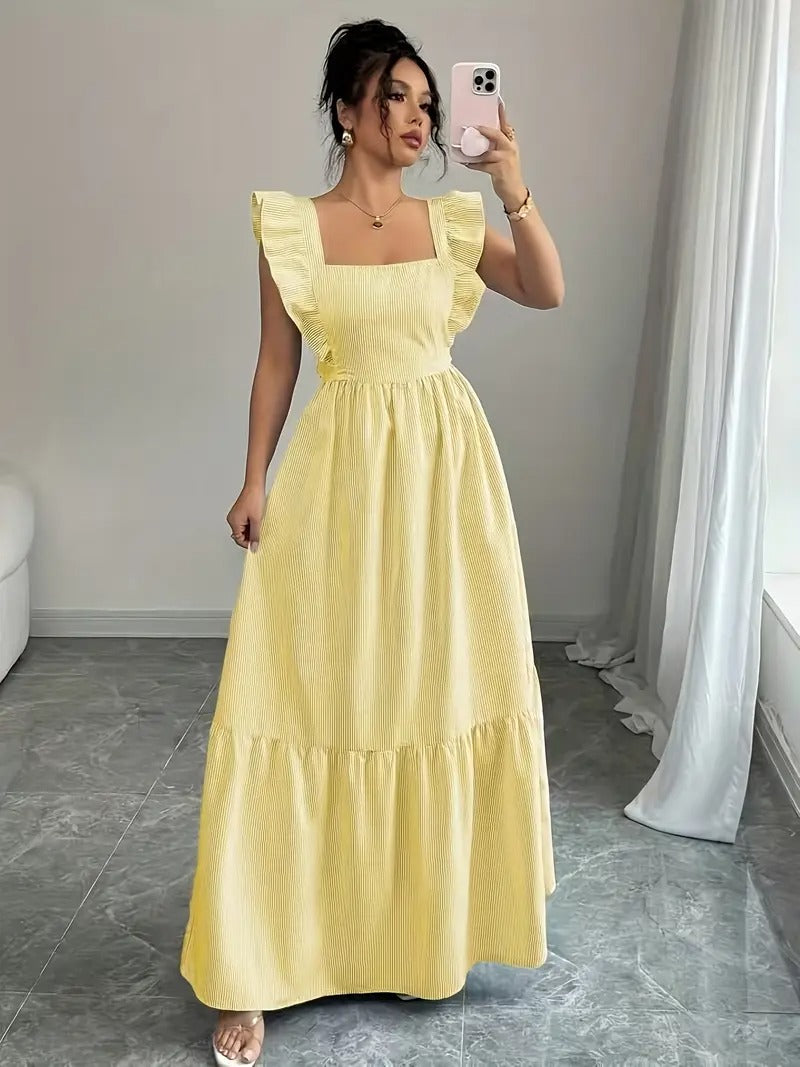 Robe d’été évasée sans manches
