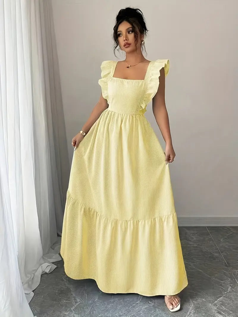 Robe d’été évasée sans manches