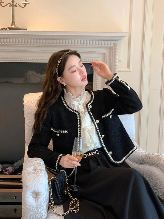 Blazer Evelyn Femme | Tweed Vintage, Coupe Ajustée