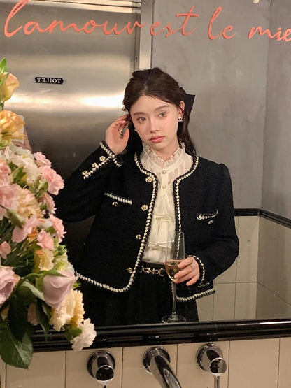 Blazer Evelyn Femme | Tweed Vintage, Coupe Ajustée