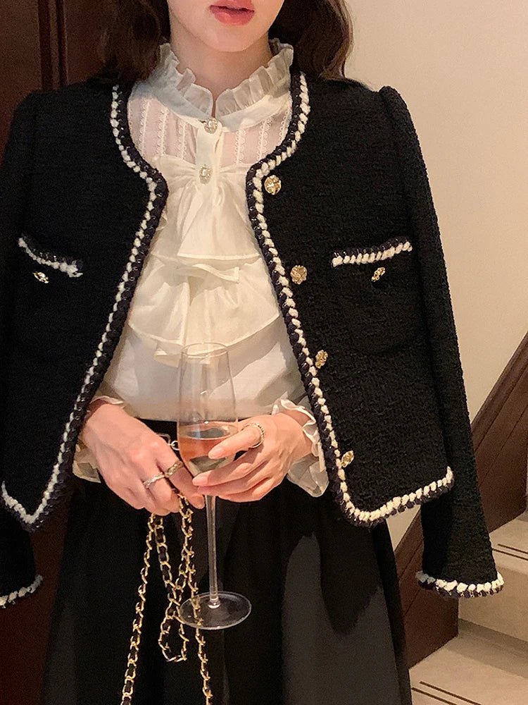 Blazer Evelyn Femme | Tweed Vintage, Coupe Ajustée