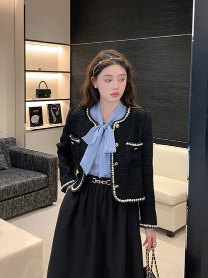 Blazer Evelyn Femme | Tweed Vintage, Coupe Ajustée