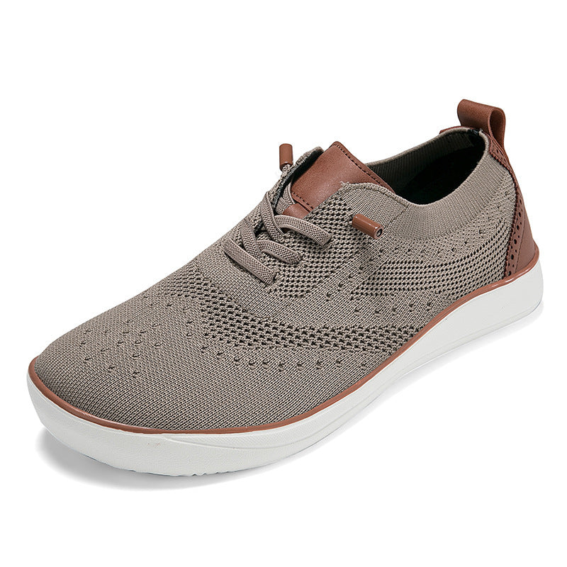 Chaussures homme à lacets avec tige en maille