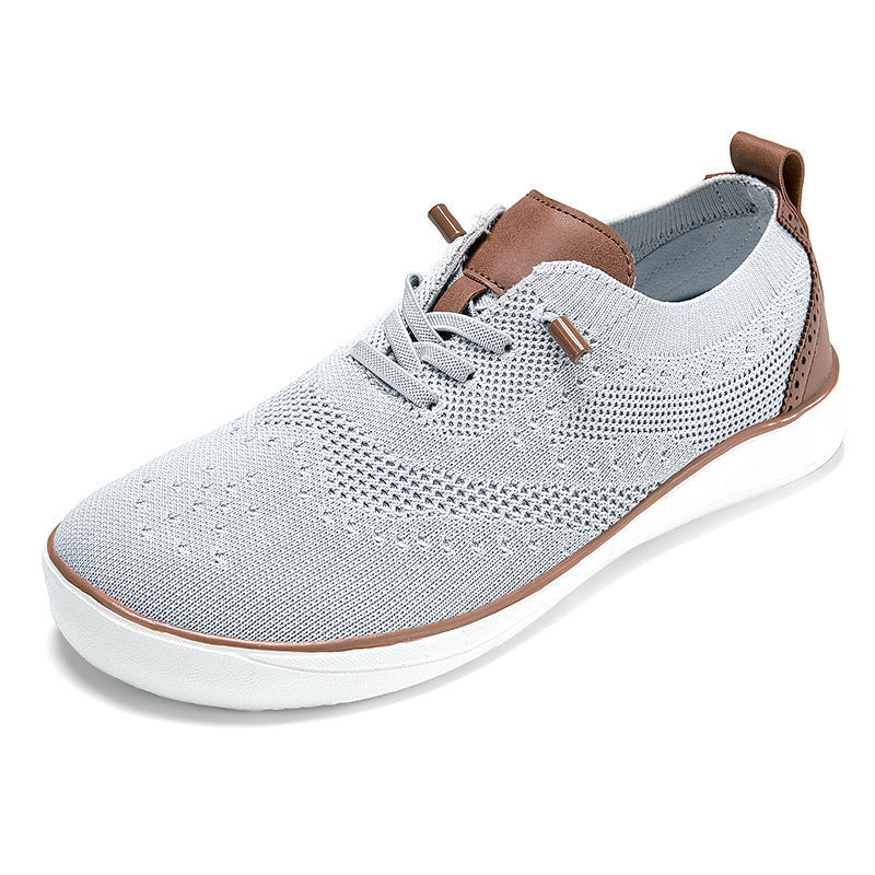 Chaussures homme à lacets avec tige en maille