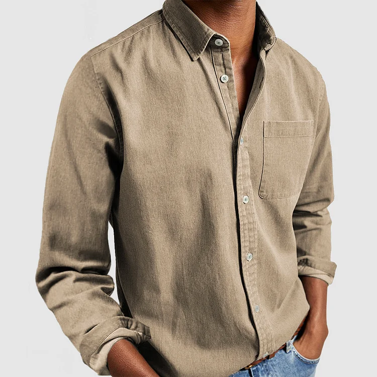 Chemise homme | coupe classique avec poche poitrine