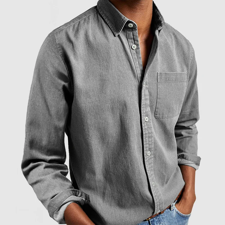 Chemise homme | coupe classique avec poche poitrine