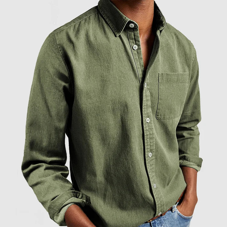 Chemise homme | coupe classique avec poche poitrine