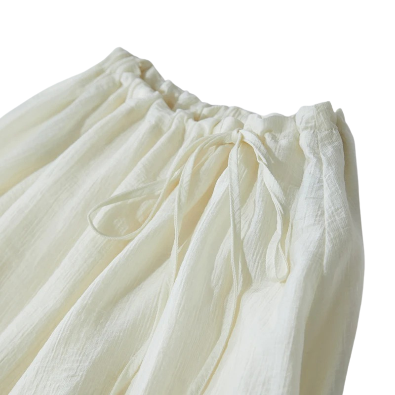 Dona – Jupe Évasée d'Été Minimaliste | Longueur Genou