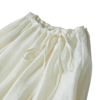 Dona – Jupe Évasée d'Été Minimaliste | Longueur Genou