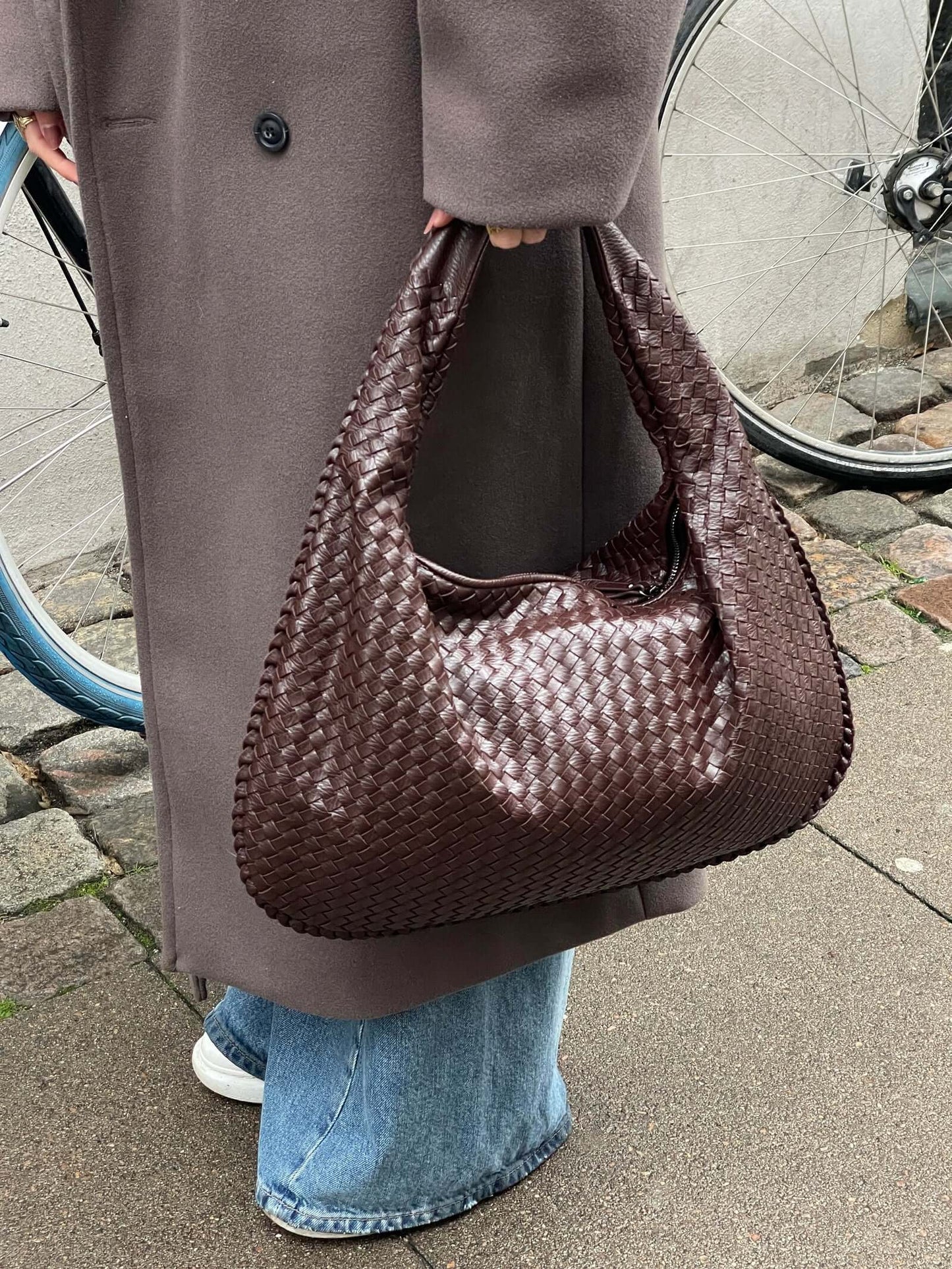 Gina Sac Bandoulière Femme | Tissé, Spacieux et Élégant