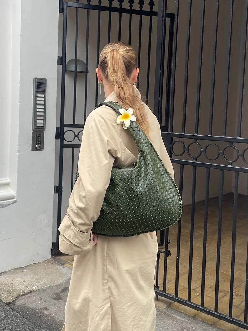 Gina Sac Bandoulière Femme | Tissé, Spacieux et Élégant