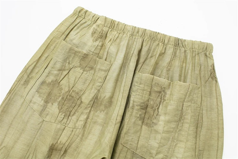 Ensemble Chemise et Pantalon en Jacquard pour Femme