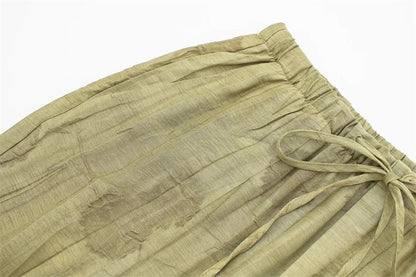 Ensemble Chemise et Pantalon en Jacquard pour Femme