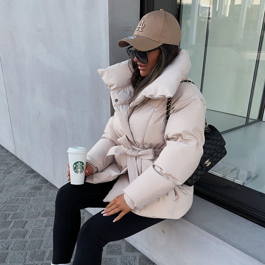 Veste femme à manches bouffantes structurées