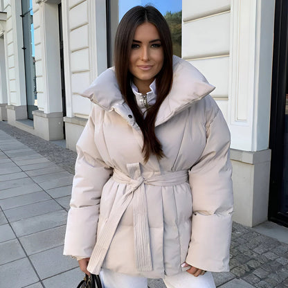 Veste femme à manches bouffantes structurées