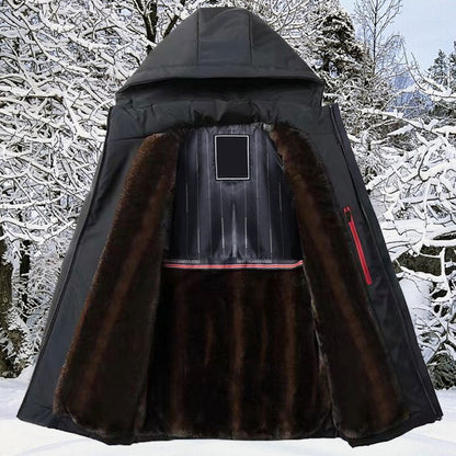 Liam Veste Homme | Doublure Chaude, Résistante aux Intempéries