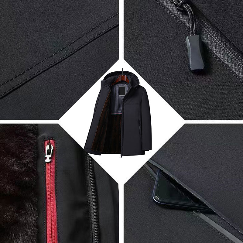 Liam Veste Homme | Doublure Chaude, Résistante aux Intempéries