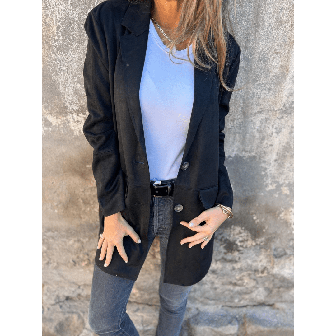 Manteau Soleil Hiver Femme | Tissu Texturé, Mi-Long Élégant