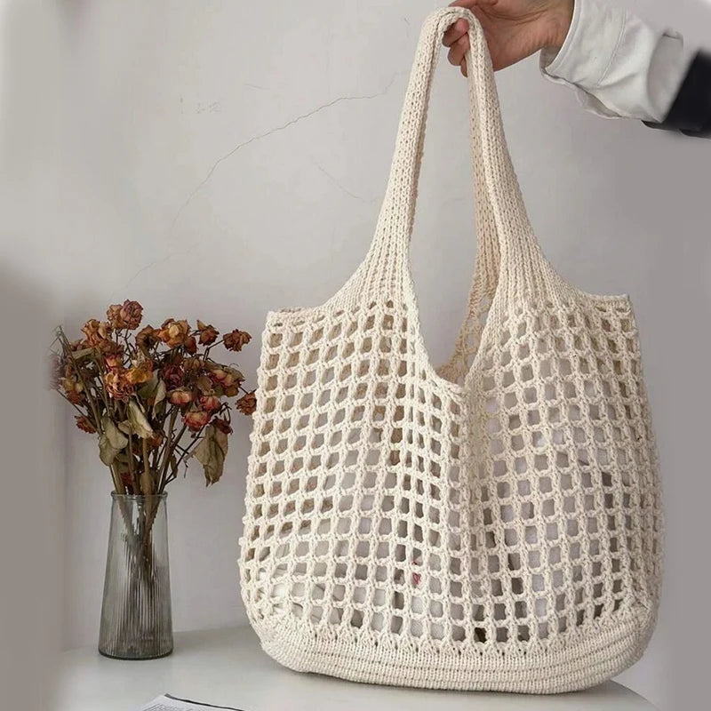 Soleil Sac Femme Fourre Tout | Crochet Élégant, Grande Capacité