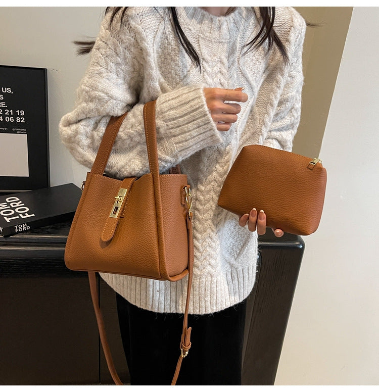 Soleil Sac à Main Femme | Détails Dorés, Élégant Bandoulière Amovible