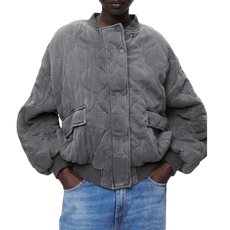 Veste Matelassée D’Hiver Pour Femme | Coupe Décontractée | Chaude
