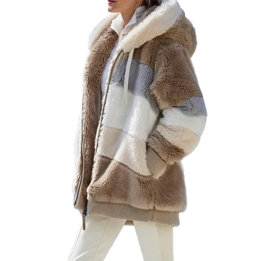 Veste Polaire Pour Femme | Avec Capuche | Style Chaud Et Décontracté