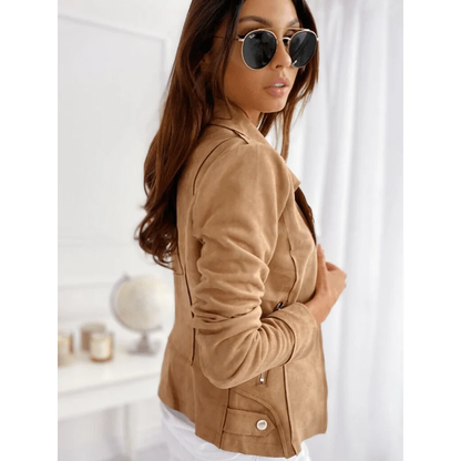 Veste À Manches Longues Pour Femme | Design Moderne | Fermeture Éclair