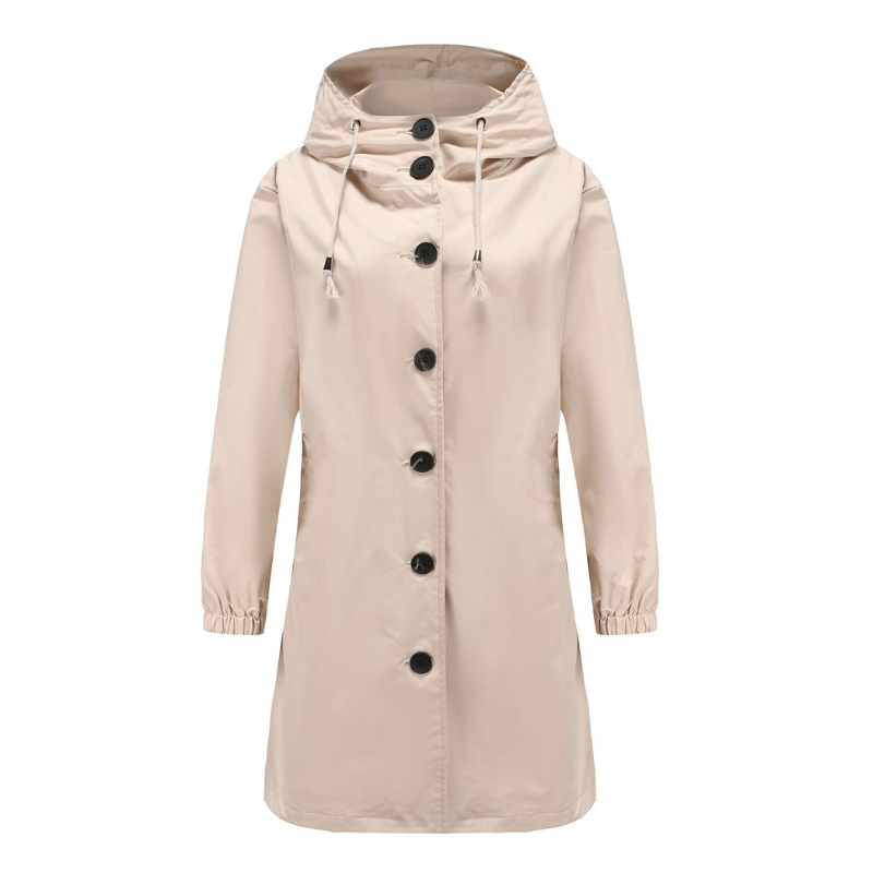 Veste De Pluie Pour Femme | Style Classique | À Capuche