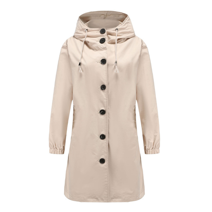 Veste De Pluie Pour Femme | Style Classique | À Capuche