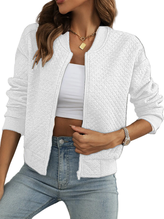 Veste de Transition Raffinée pour Dames | Manches Longues | Masse Contrôlée pour l’Extérieur