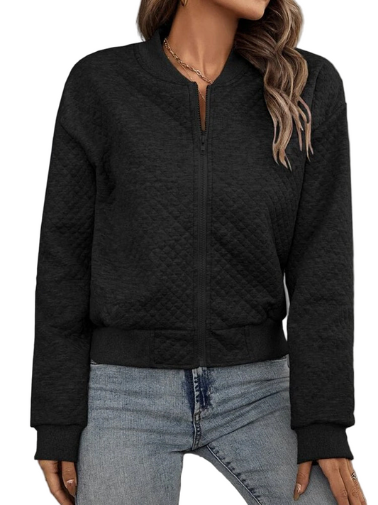 Veste de Transition Raffinée pour Dames | Manches Longues | Masse Contrôlée pour l’Extérieur