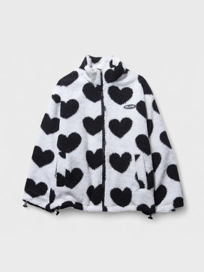 Veste réversible courte à effet texturé