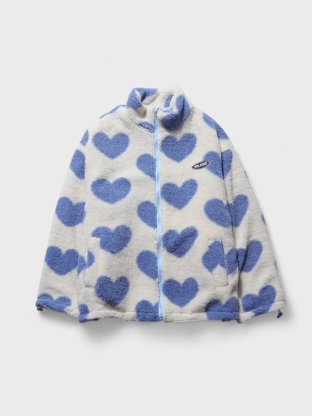 Veste réversible courte à effet texturé