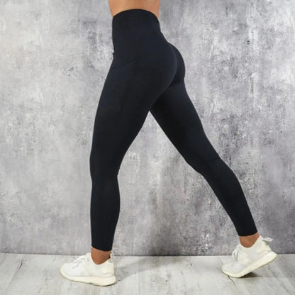 Yogi Femme Legging Sport | Taille Haute, Extensible, Poche Pratique